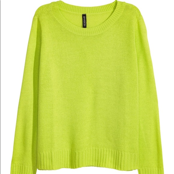 Green/yellow sweater from H&M - Picture 1 of 4